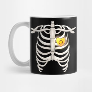 Bonecage With Intersex Heart Mug